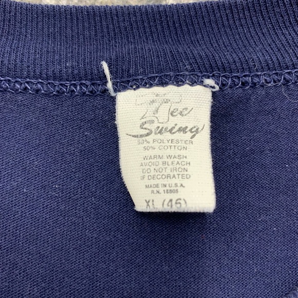 Vintage US Coast Guard Air Station Brooklyn NY navy t-shirt XL - Picture 4 of 6